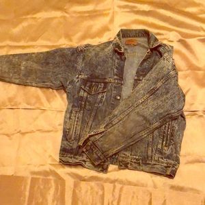 Vintage  Levi acid wash  jean jacket
